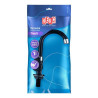 TORNEIRA ABS DE MESA BICA MOVEL LAVATORIO ALAVANCA COM AREJADOR FIXO PRETA/CROMADA BLISTER HERC