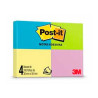 BLOCO ADESIVO ANOTACAO 38MMX50MM NEON 4 CORES COM 100 FOLHAS CADA POST-IT