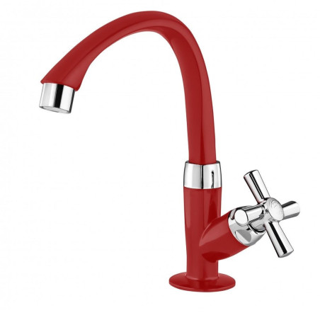 TORNEIRA LAVATORIO MESA BICA MOVEL 1/2" 3/4" CROSS BRANCO TIGRE