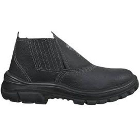 BOTINA COURO SOLADO BIDENSIDADE ELAST COM BIQUEIRA PVC N39 C.A 43.108 KADESH