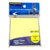 BLOCO ADESIVO ANOTACAO MP2010-75MMX75MM AMARELO COM 100 FOLHAS MASTERPRINT