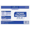 BLOCO FICHA PAUTADA 152X102MM 100FLS OFFICE IMPRESSOS JANDAIA