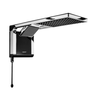 DUCHA ACQUA DUO ULTRA PRETO/CROMADO 127V 5500W LORENZETTI