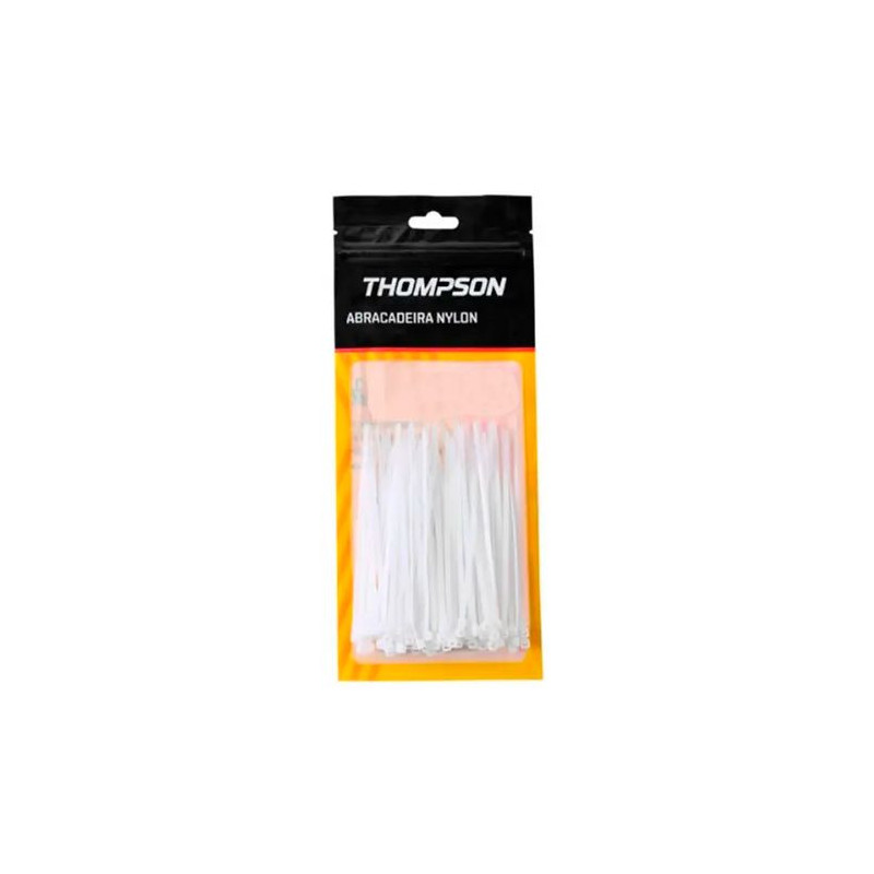 ABRACADEIRA NYLON PRETA 250X3,6 C/100 THOMPSON