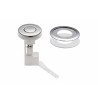 ACIONAMENTO PARA CAIXA ACOPLADA SUPERIOR ABS CROMADO BLUKIT
