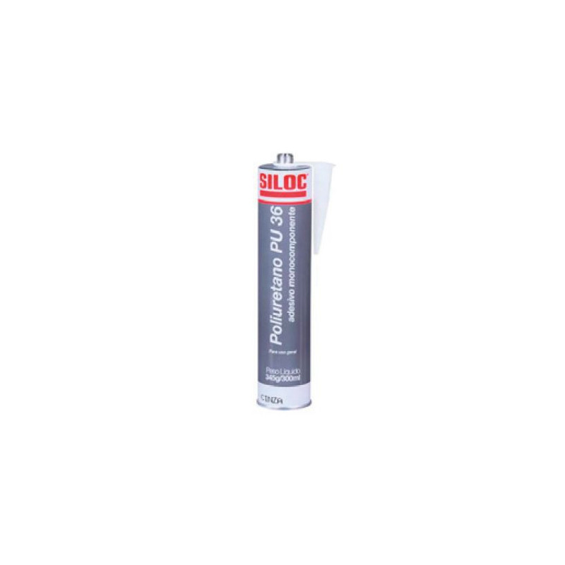 ADESIVO PU 36 CINZA 300ML 344G SILOC