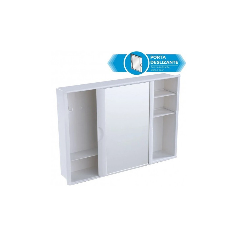 ARMARIO BANHEIRO 32X46,5X9,5CM BRANCO (A23*BR1) ASTRA