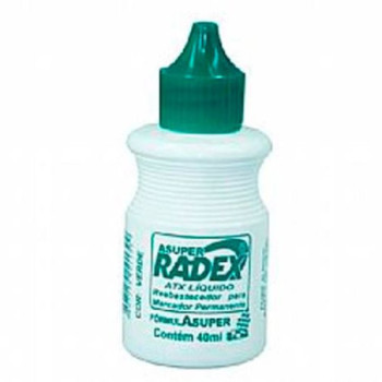 TINTA CARIMBO 40ML VERDE RADEX