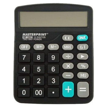 CALCULADORA MANUAL MP 1087 12 DIGITOS MASTERPRINT
