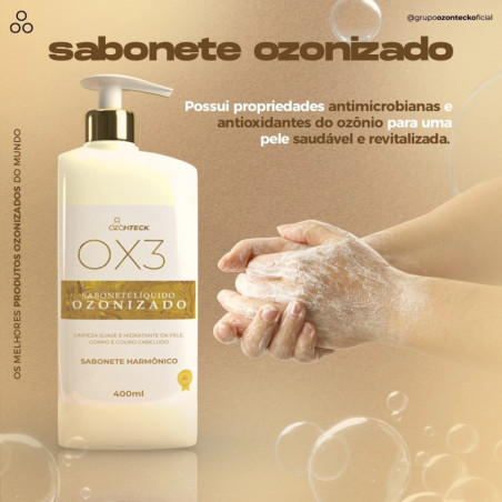 SABONETE OX3 OZONIZADO 400ML