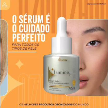 Sérum Facial Ozonizado Lumino3 Ozonteck 20ml