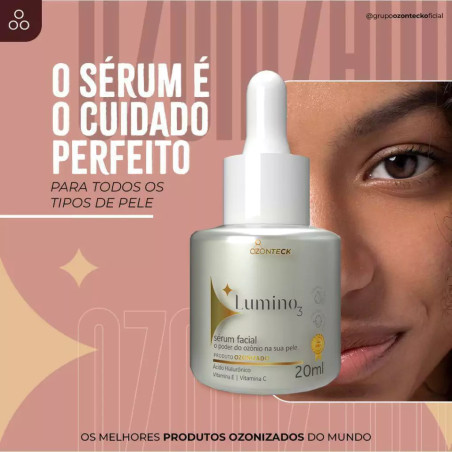 Sérum Facial Ozonizado Lumino3 Ozonteck 20ml
