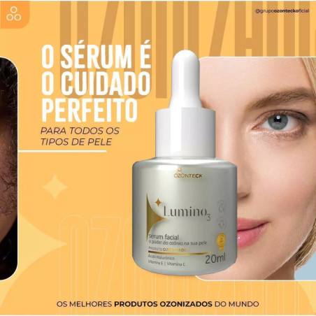 Sérum Facial Ozonizado Lumino3 Ozonteck 20ml