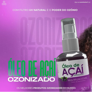 ÓLEO DE AÇAÍ JUSSARA OZONIZADO 30ML