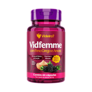 VIDFEMME EM CAPSULAS 60 CAPS 500 MG - VIDEIRA 7