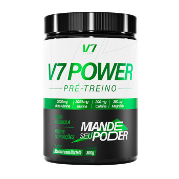 PRE TREINO V7 POWER 300G ABACAXI COM HORTELA VIDEIRA 7