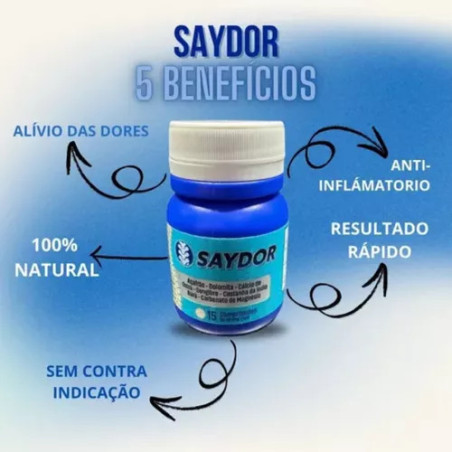 SAYDOR COM 15 COMPRIMIDOS