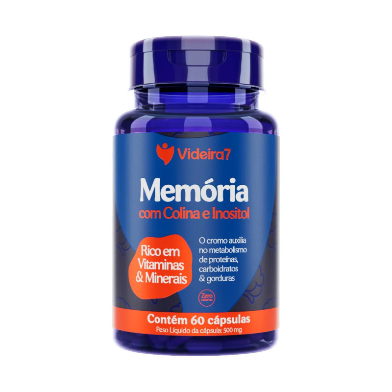 MAIS MEMORIA 500 MG 60 CAPS - VIDEIRA 7 MAIS MEMORIA 500 MG 60 CAPS - VIDEIRA 7