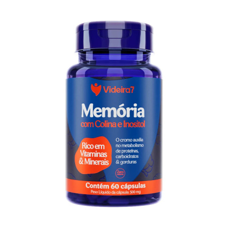 MAIS MEMORIA 500 MG 60 CAPS - VIDEIRA 7