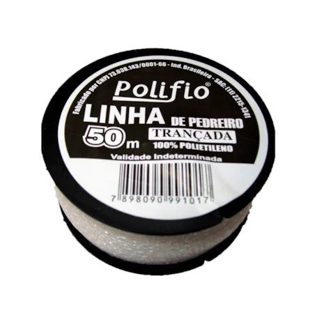 LINHA PEDREIRO TRANÇADA 50M UNIFIO