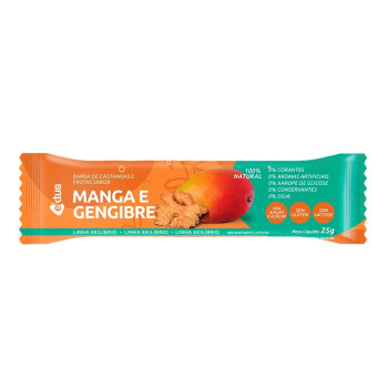 BARRA DE FRUTAS MANGA COM GENGIBRE (CAIXA COM 12 UND) EKTUS