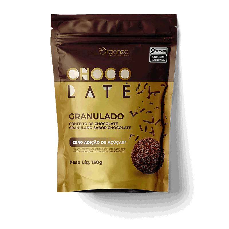 CHOCOLATE - CHOCOLATE GRANULADO 150 GR ORGANZA CHOCOLATE - CHOCOLATE GRANULADO 150 GR ORGANZA