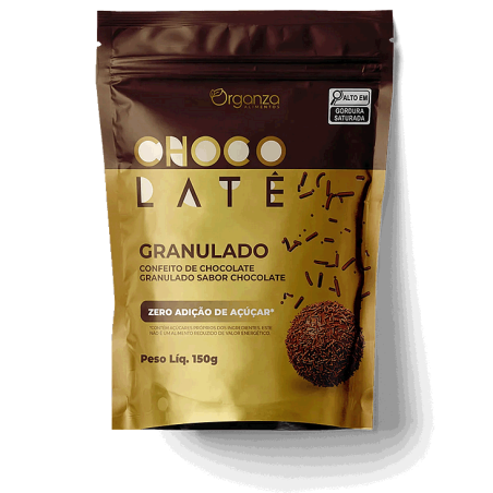 CHOCOLATE - CHOCOLATE GRANULADO 150 GR ORGANZA