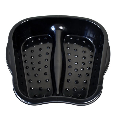 BACIA PARA PEDICURE GRANDE PRETA ARQPLAST