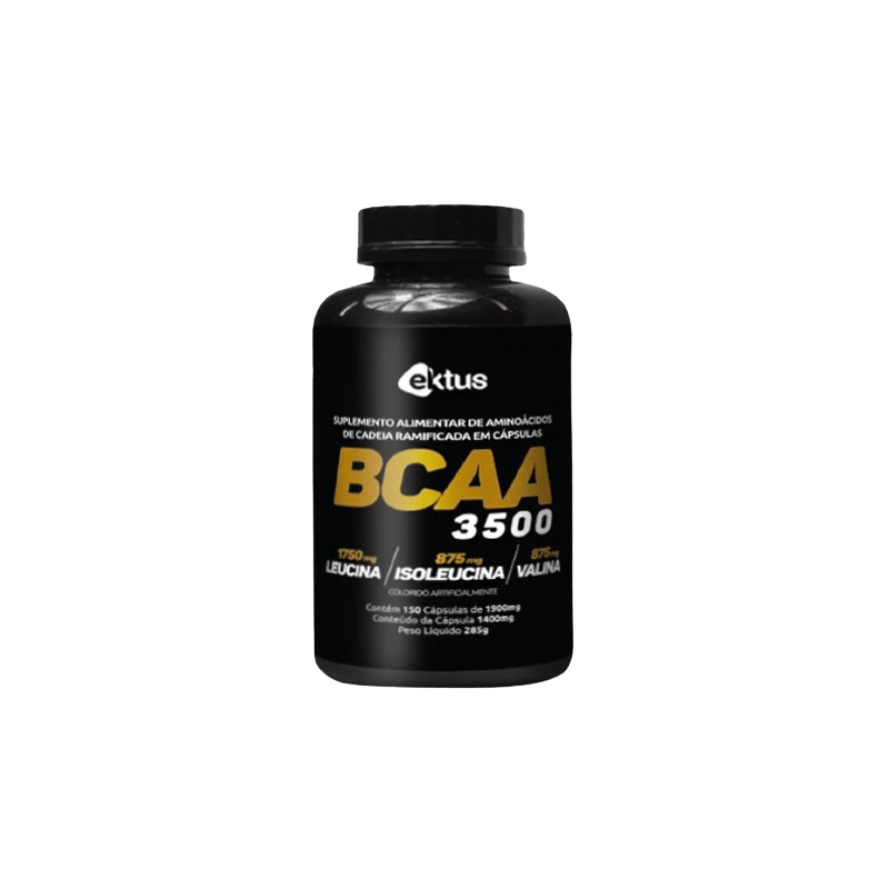 BCAA 3500 150 CAPS DE 1900MG - EKTUS