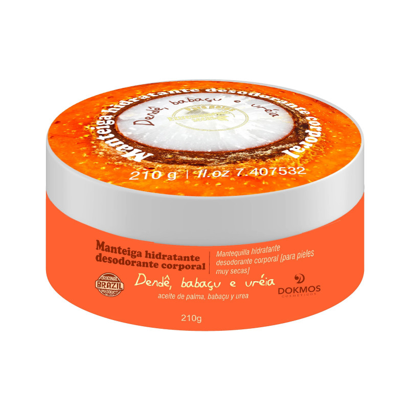 MANTEIGA HID DENDE BABACU E UREIA 200G - DOKMOS MANTEIGA HID DENDE BABACU E UREIA 200G - DOKMOS