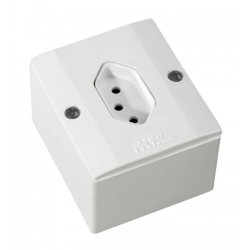 TOMADA EXTERNA SX 2P+T 20A 39119 BR MECTRONIC