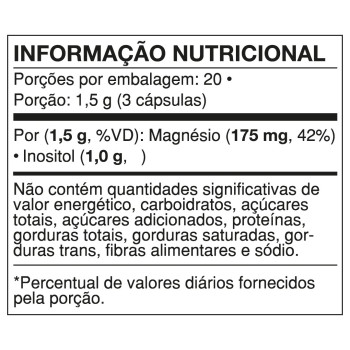 MAGNESIO + INOSITOL 60 CAPS - VIDEIRA 7