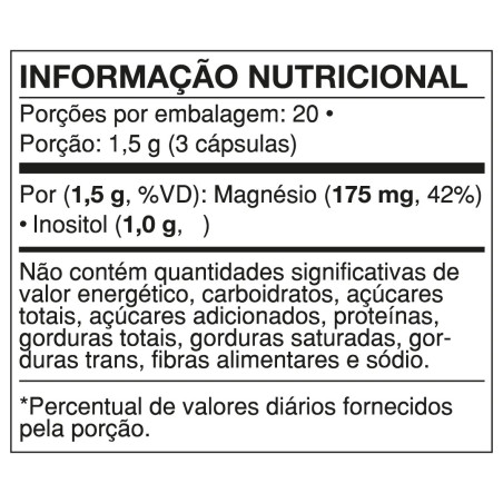 MAGNESIO + INOSITOL 60 CAPS - VIDEIRA 7