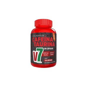 CAFEINA C/ TAURINA 120 CAPS 600 MG - VIDEIRA 7