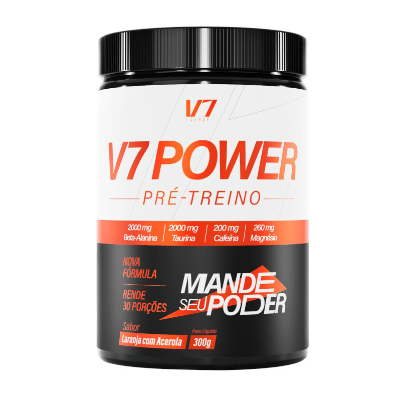 PRE TREINO V7 POWER LARANJA C/ ACEROLA 300G VIDEIRA 7 PRE TREINO V7 POWER LARANJA C/ ACEROLA 300G VIDEIRA 7