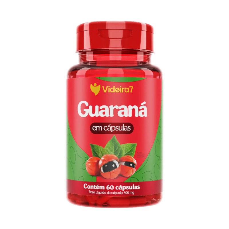GUARANA 500MG 60 CAPS - VIDEIRA 7 GUARANA 500MG 60 CAPS - VIDEIRA 7