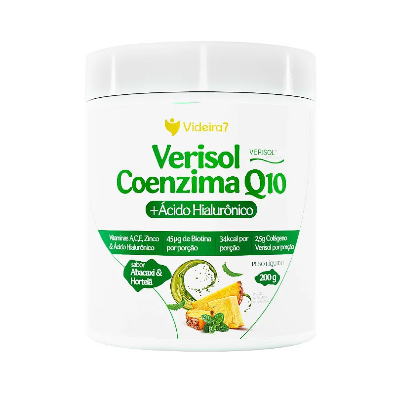 VERISOL COQ10 HIALURONICO ABACAXI C/HORTELA - 200G - VIDEIRA 7