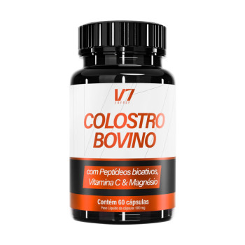 COLOSTRO BOVINO 500 MG 60 CAPS - V7 ENERGY