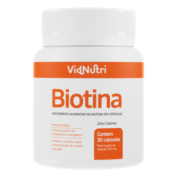 BIOTINA 100% IDR 30 CAPS - VIDNUTRI
