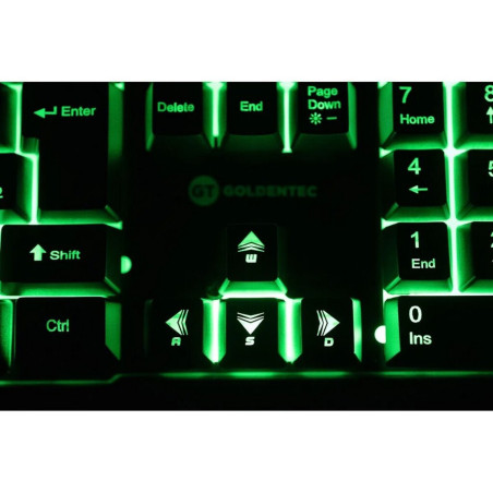 Teclado USB Gamer Goldentec Legend GT 31005 Preto