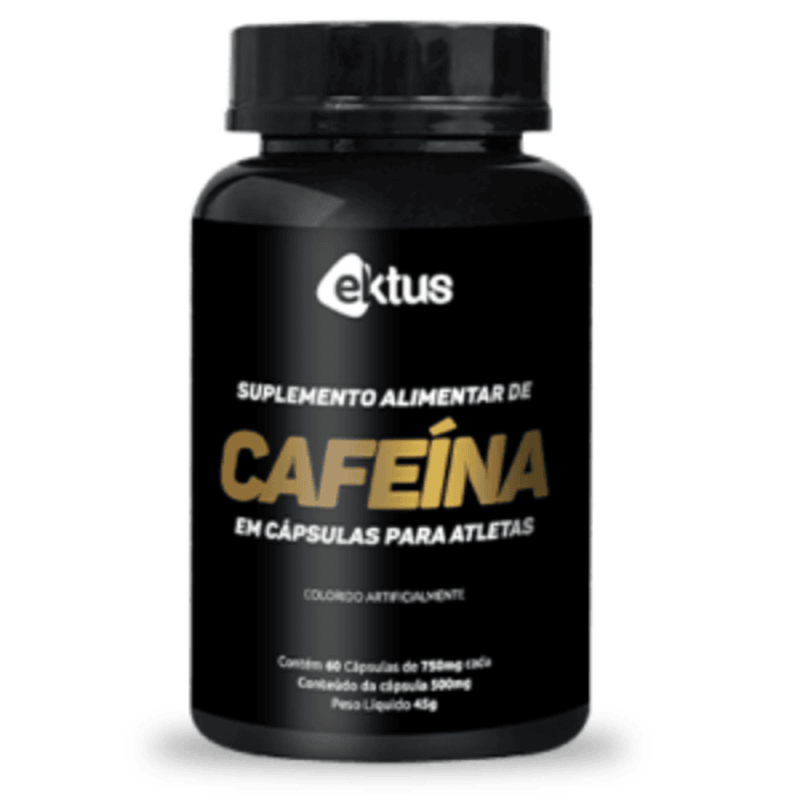 CAFEÍNA 60 CAPS 200G POR CAPS - EKTUS CAFEÍNA 60 CAPS 200G POR CAPS - EKTUS