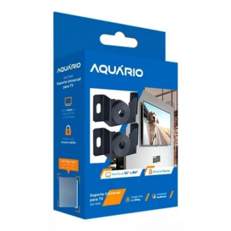 SUPORTE P/ TV LED/LCD UNIVERSAL 14A 84 PAREDE FIXO AQUARIO
