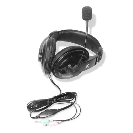 Fone de Ouvido Headset com Microfone com Plug P2 Preto Maxprint - 6011444