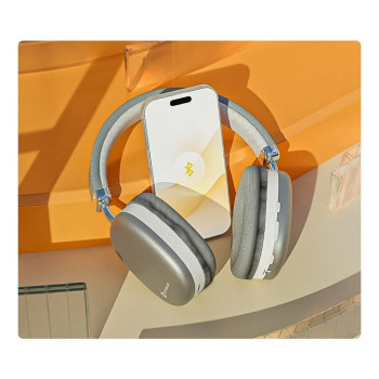 Fone de Ouvido Headset Bluetooth com Microfone e Entrada para Micro Cartão de Memória Prata GT Max Goldentec - 63280