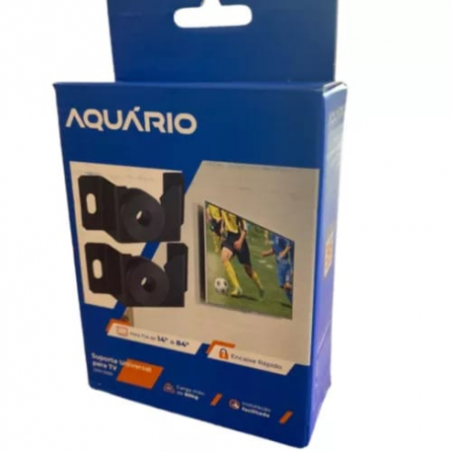 SUPORTE P/ TV LED/LCD UNIVERSAL 14A 84 PAREDE FIXO AQUARIO