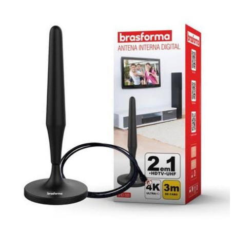 ANTENA INTERNA DIGITAL HDTV FITA D.FACE CABO 3M (SHD500)