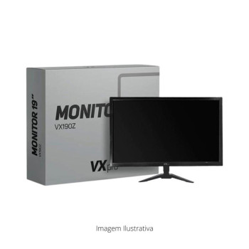 Monitor Duex VX190Z - VX190Z PRO/VX190X PRO Tela 19 LED Preto VGA/HDMI