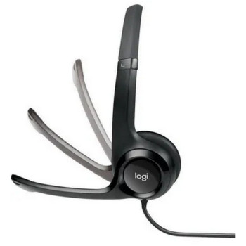 Fone de Ouvido Headset com Microfone Conexão USB Preto Logitech - H390