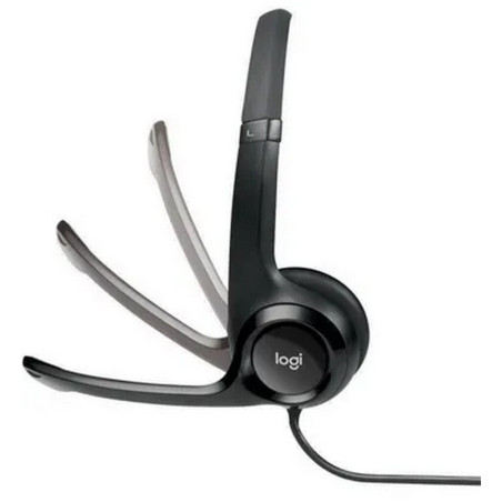 Fone de Ouvido Headset com Microfone Conexão USB Preto Logitech - H390