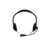 Fone de Ouvido Headset Flexível com Microfone com Plug P2 Preto Multilaser - PH002